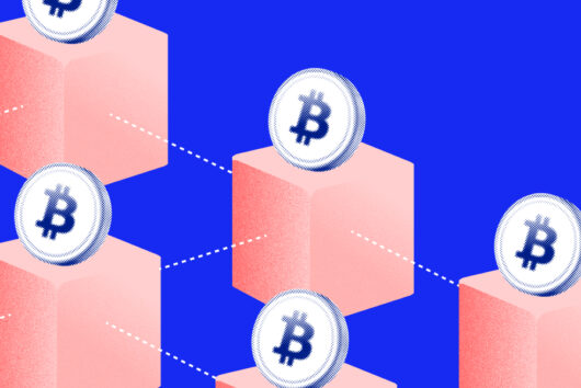 Bitcoin blocks connected to one another, building foundations and learning.