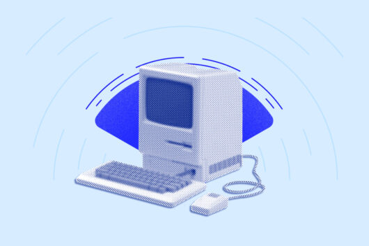 Image of a retro computer