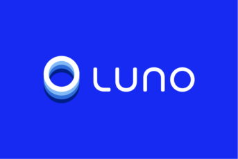 Luno logo in blue