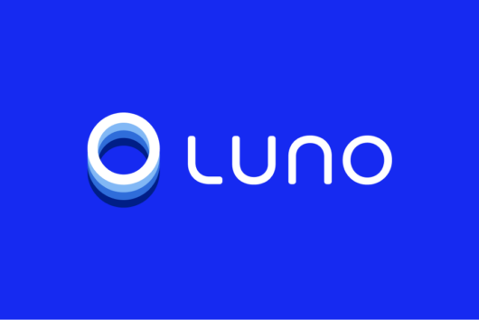 Luno logo in blue