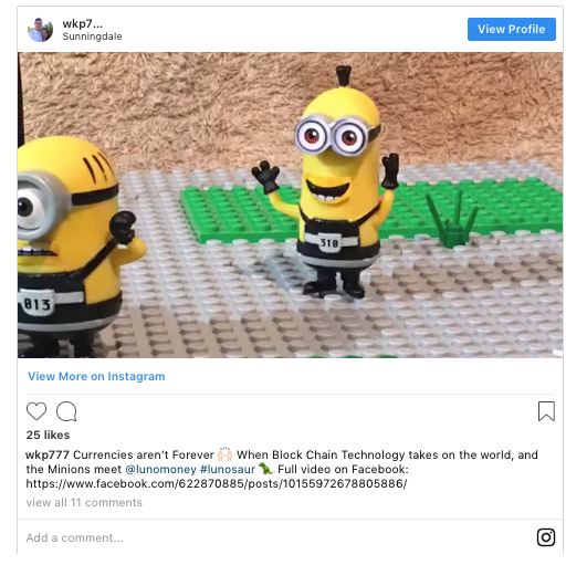 Minions meet Lunosaurs